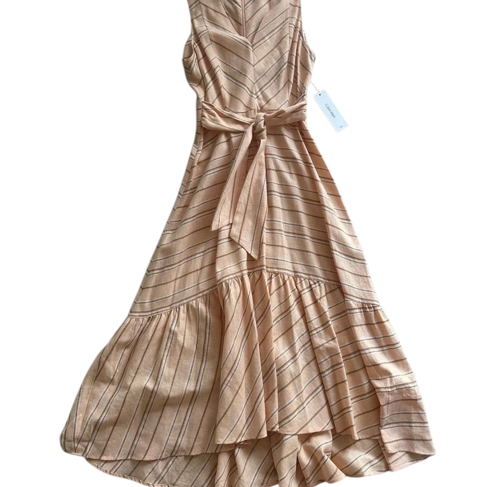Calvin Klein Belted Dress
